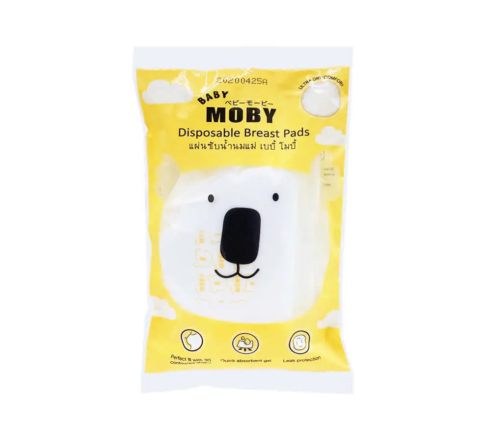 [QUÀ TẶNG] - Baby Moby SAMPLE Miếng Lót Thấm Sữa Thoáng Khí Siêu Thấm Hút Thái Lan