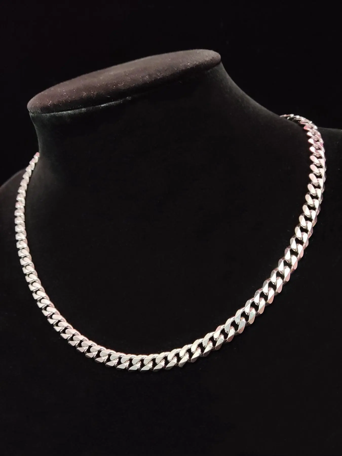 Unisex Stainless Steel Chain Necklace, Fashion Jewelry for Party, Daily Clothing Decor, Trendy All-match & Exquisite Jewelry for Birthday Gift without Box