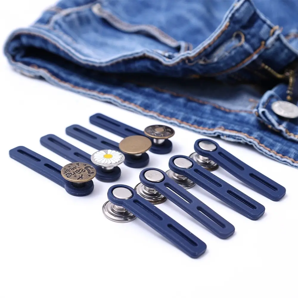 APEN Kancing Celana Jeans Pembesar Metalic Aksesoris Panjang Double Extender Lubang 2 Barang Unik