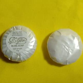 [100 pcs] Ryer Hotel Soap 15g / sabun hotel bulat 15gr bungkus mutiara Sabun Mandi Kotoran 3