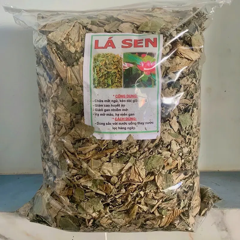 Lá Sen Phơi Khô ( Túi 1 Kí) Hàng xanh sạch đẹp 2