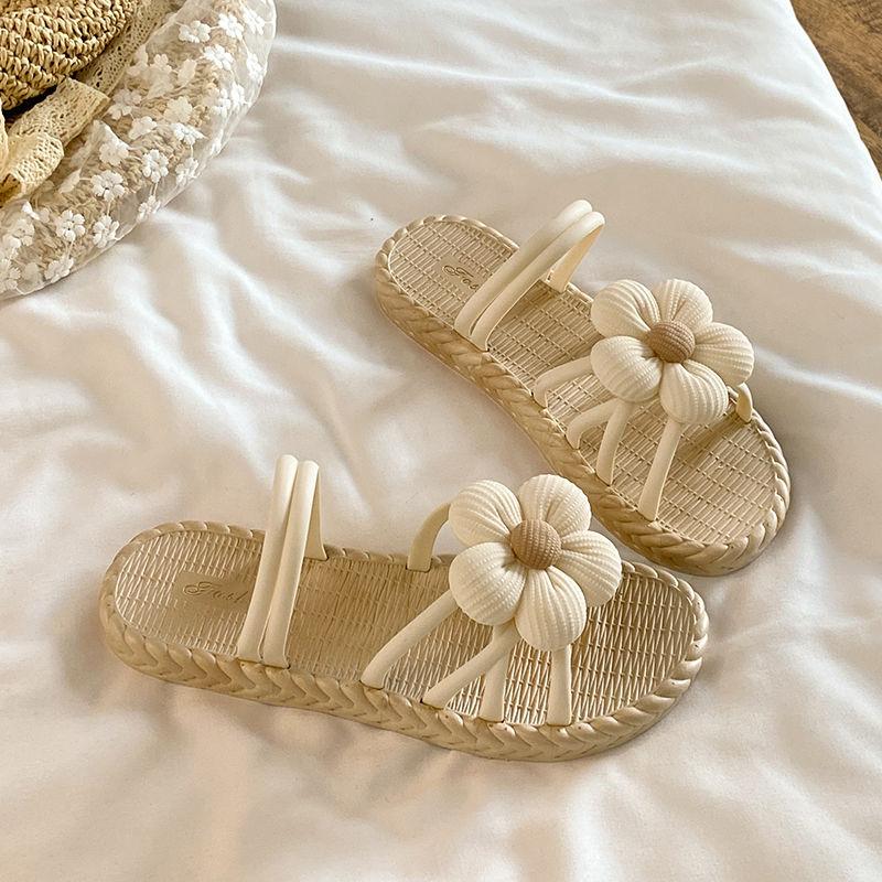 Dép Hoa Hướng Dương, Phong Cách Mới, Chống Nước, Chống Trượt, Đế Mềm, Giày Đi Biển La Mã dép nesty chính hãng cho nữ dép cói đi biển dép xỏ ngón nữ sandal korean style dép nữ 5 phân sang chảnh dép sandal nữ cao 5 phân
