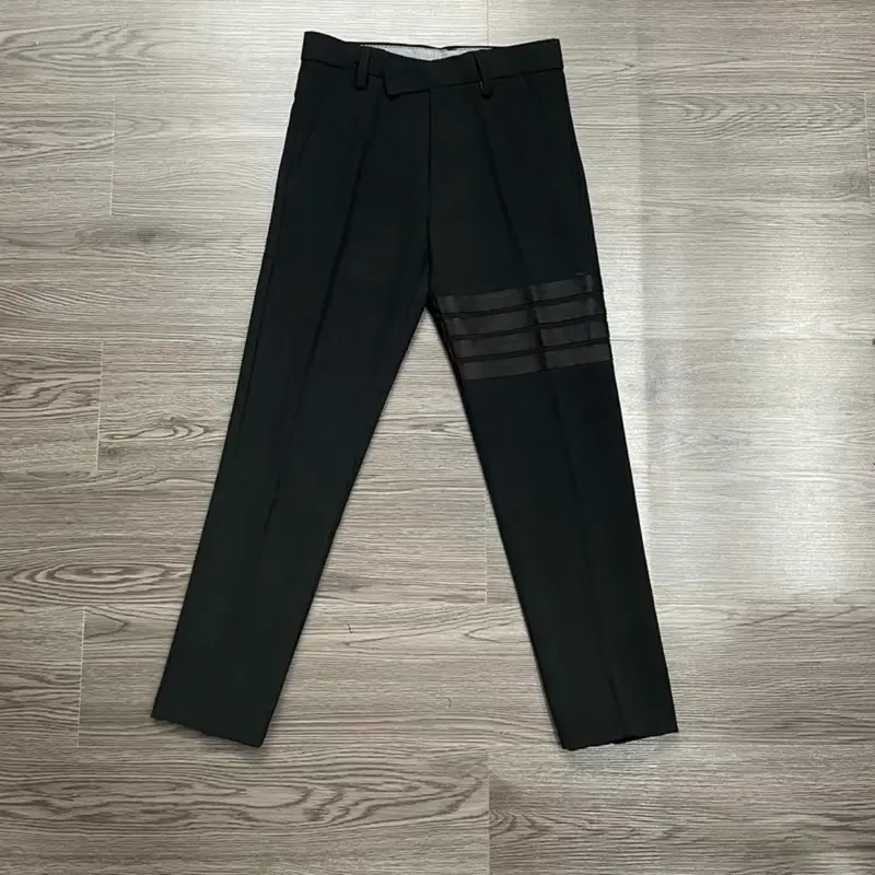Quần âu nam 4 kẻ đen - Menswear Pants Có Túi 2
