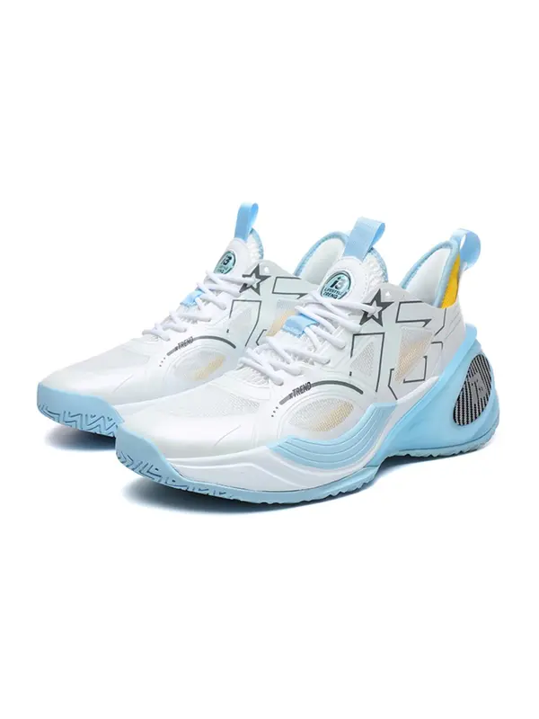 Men's Basketball Shoes, Sporty Lace Up Above The Ankle Sports Shoes, Breathable Comfortable Non-Slip Sneakers for Outdoor Sports 2