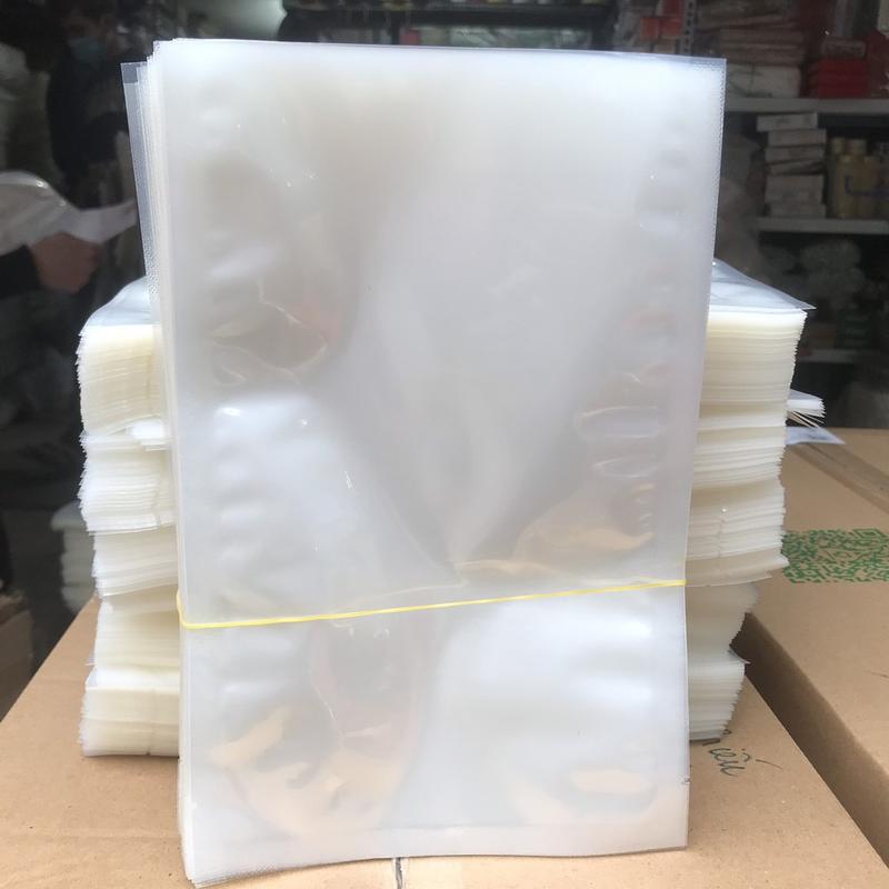1kg Túi PA hút chân không HAI MẶT TRƠN,DÀY 10zem size 10,11, 15, 17,18,20, 22, 25, 30,35,40