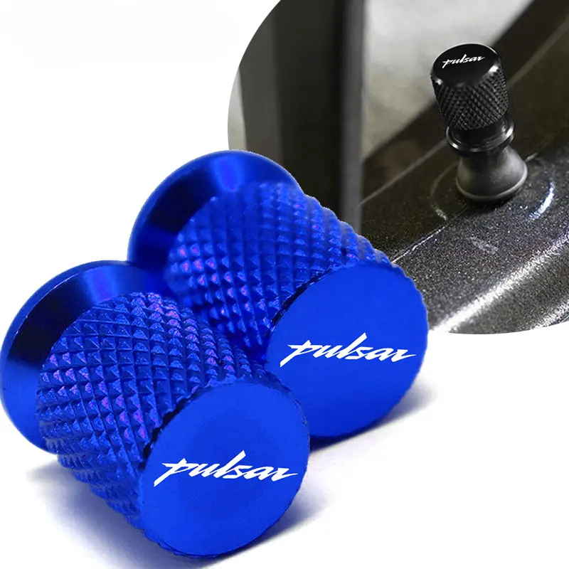 For Bajaj Pulsar N160 RS200 Pulsar 250 150 125 NS200 NS160 NS125 Motorcycle Accessorie CNC Tire Valve Stem Caps Cover