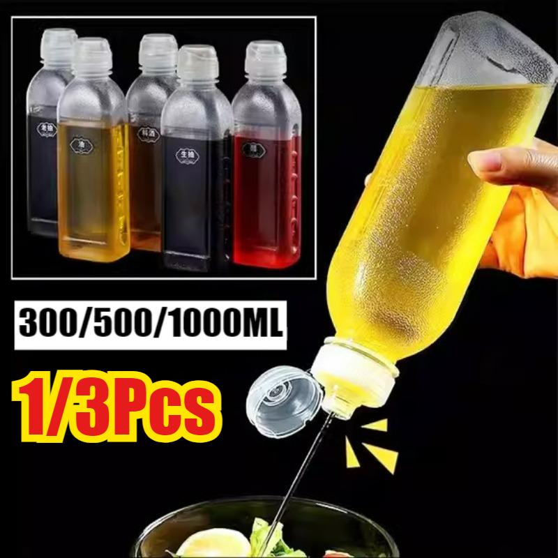 1 3Pcs 300 500 1000ML Multifunctional Oil Squeeze Bottle Squeeze 1-3pcs-300-500-1000ml-multifunctional-oil-squeeze-bottle-squeeze