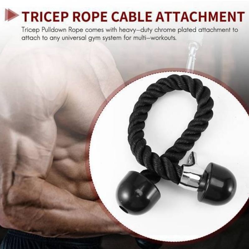 Product Introduction of Tricep Rope Push Pull Down Cord For Bodybuilding Exercise Gym Workout for Home or Gym Use Fitness Exercise Body Equipment 1