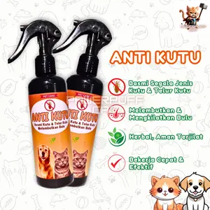 PPC ANTI KUTU 100 ML Obat Kutu Kucing Anjing Pembasmi Kutu Herbal Aman Terjilat Elope Flea Remover