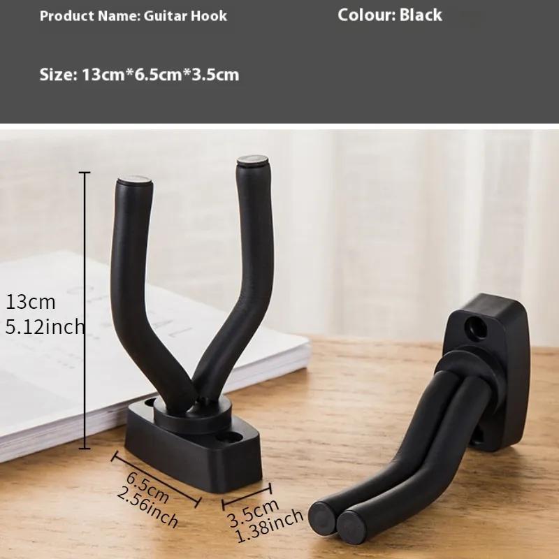 Product Introduction of Guitar Hanger, 1 Count Guitar Wall Mounted Hanger, Guitar Holder, Music Accessories for Guitar, Bass, Ukulele, Violin, Cello, Mandolin 1