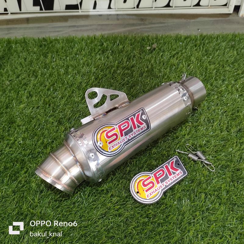 Silencer HR-1 ORIGINAL SPK jupiter,vega,supra x,supra125 dan all motor bebek lainnya Knalpot Laser Motorcycle 1