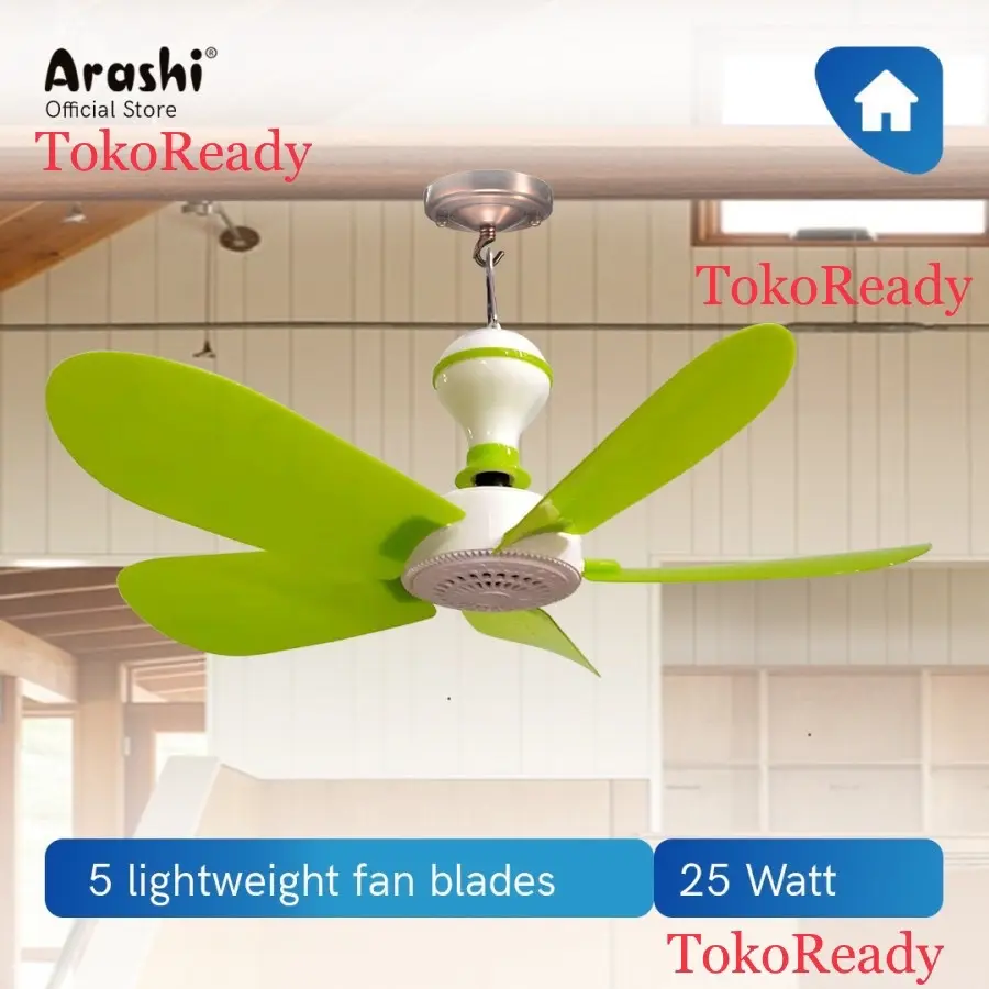 Arashi AR-228 Helifan 05 - 23 ( 25 Watt ) Kipas Angin Helifan 05 - 23 ( 25watt ) kipas angin gantung Baling Kabel Mesin