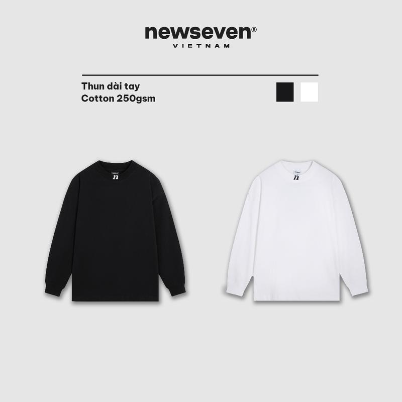Áo Thun Dài Tay NEWSEVEN Long Sleeve High Collar Tee Basic AT.264
