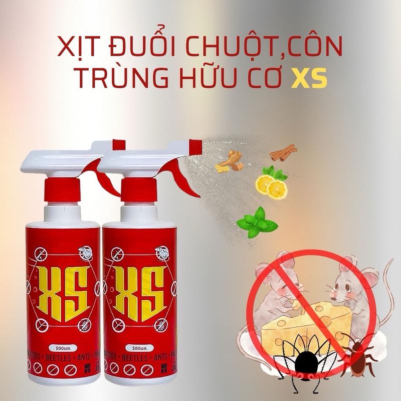 [Tặng khăn] Xịt Đuổi chuột, gián XS 500ML- Xịt Đuổi Côn Trùng Đuổi Kiến ba khoang đuổi gián đuổi muỗi An Toàn & Hiệu Quả xit  duo