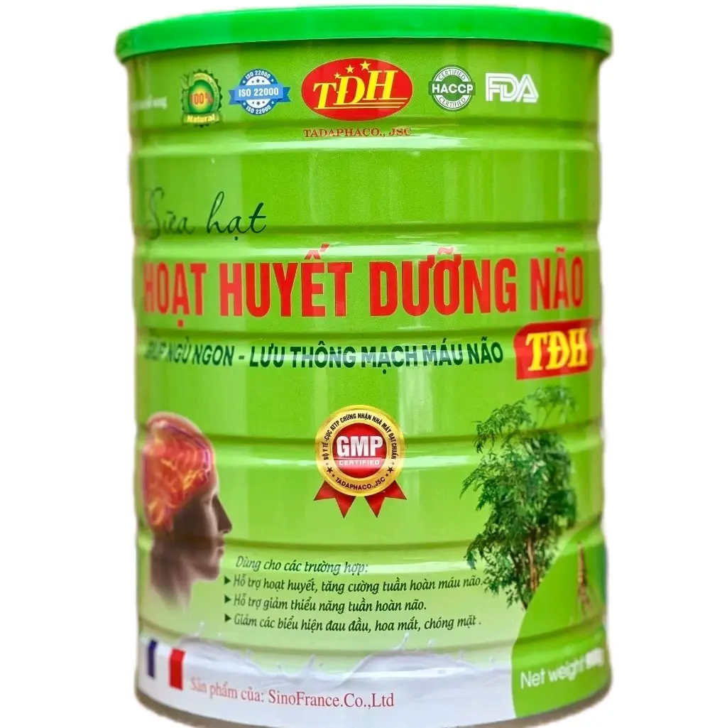 (Chính Hãng 900g):Sữa Hạt Hoạt Huyết Dưỡng Não .Hỗ trợ hoạt huyết .tăng cường tuần hoàn máu. Lượng đường thấp
