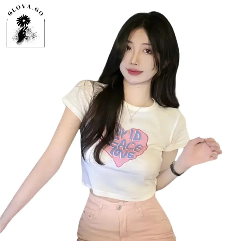 Clova BJ377 Baju Wanita Atasan Polos Crop Top Santai Lengan Pendek Kaos Kekinian Fashion Korean Oblong Panjang Oversize Serut Dewasa Basic Katun Simple Hitam Cewek 0