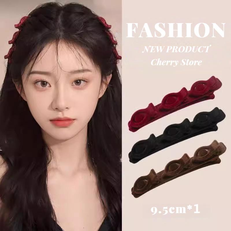 Kẹp Tóc tết, Kẹp Tóc Nữ, Ngọt Ngào Và Thời Trang, Với Tóc Mái Bên Và Kẹp Tóc Gãy