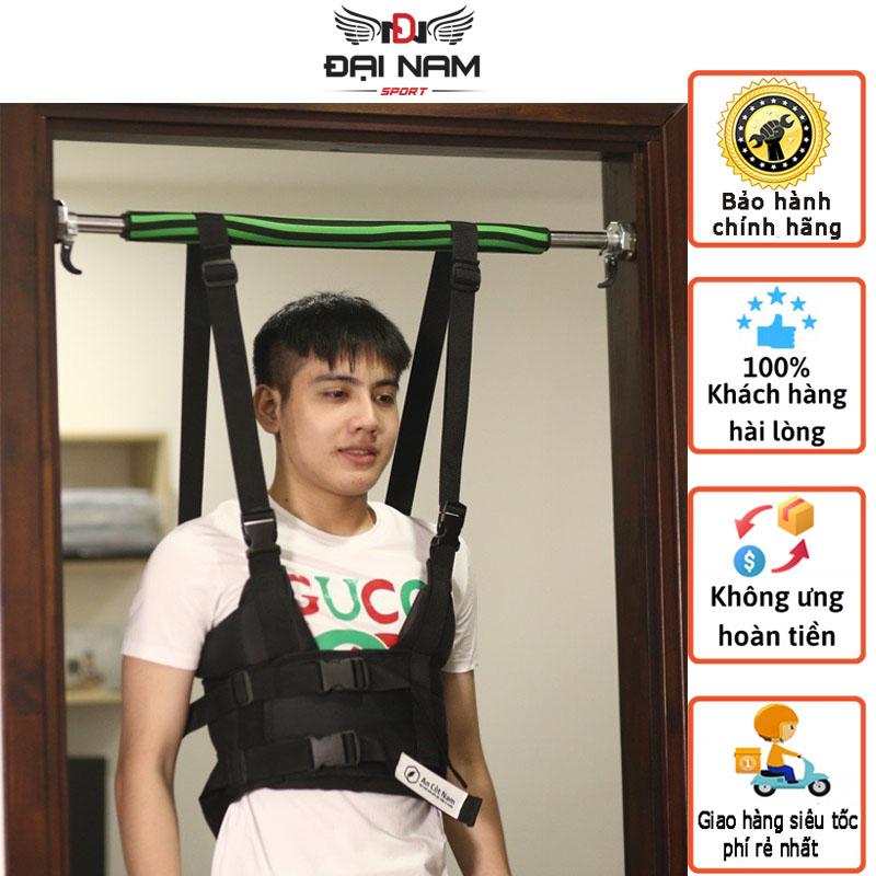 Đai Treo Kéo Giãn Cột Sống Có Đệm Nách Thế Hệ Mới, Chữa Thoát Vị Đĩa Đệm,Đau Lưng Chính Hãng Đại Nam Sport  (Chưa Có Xà Đơn)