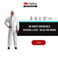 Gambar 3M 4510 Coverall Disposable Protective Hazmat - Baju Apd Medis - M dari 3M Automotive Kab. Bekasi 1 Tokopedia