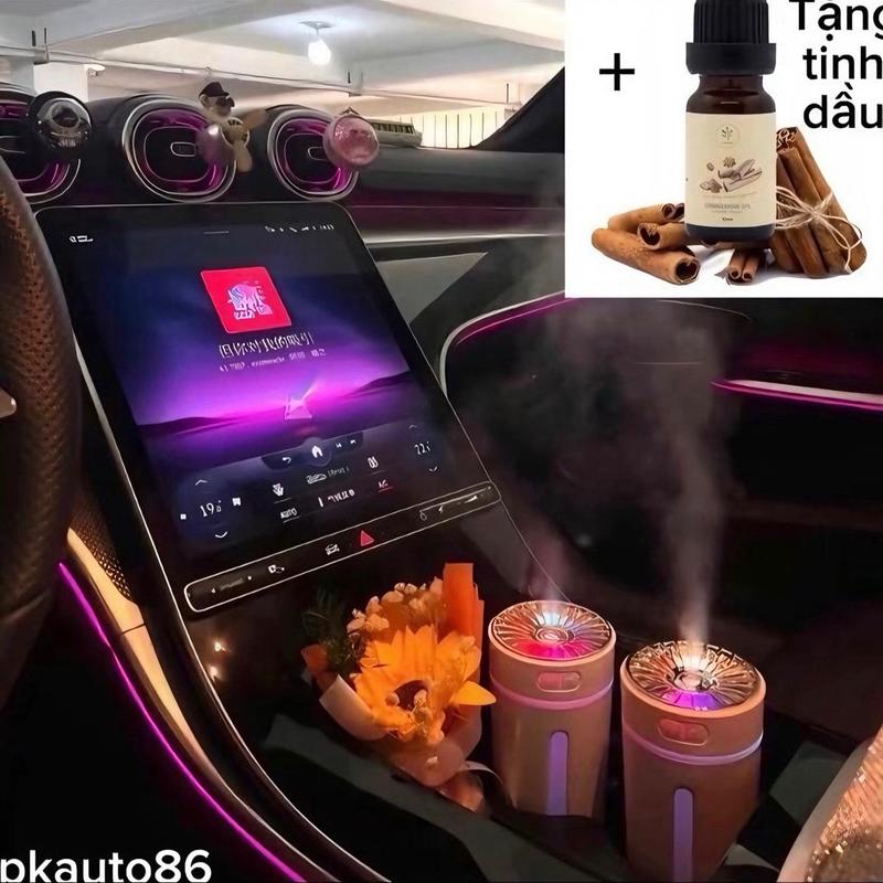 Máy khuếch tán tinh dầu (Sạc Pin) phun sương khử mùi | máy xông tinh dầu xe ô tô, bàn làm việc, văn phòng , phòng ngủ , spa