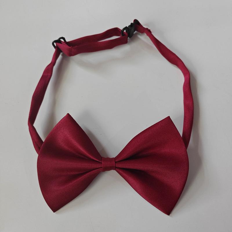 School performance Student bow tie Choir Group Male best man Groom Black suit bow tie Wedding Wedding British butterfly dress accessories 6