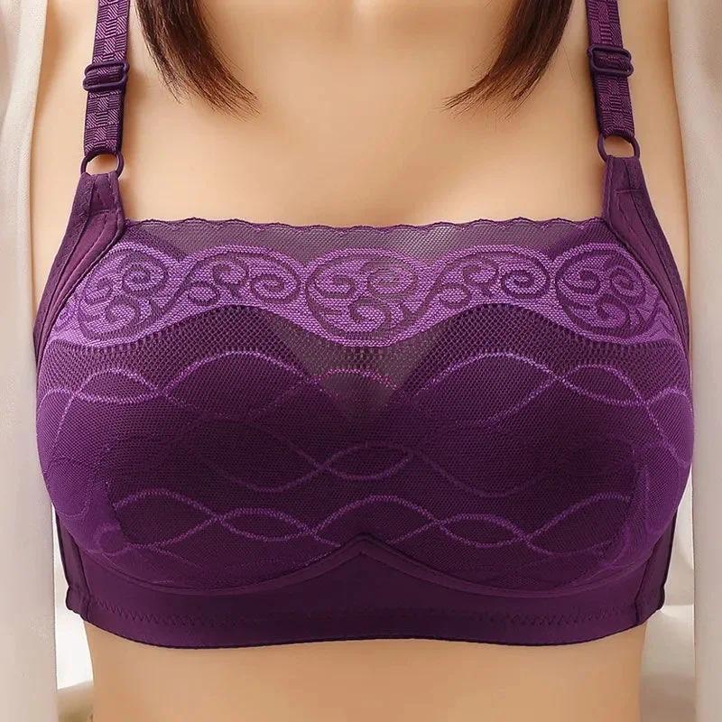 Product Introduction of Coli tiub saiz besar wanita, Baju renda anti-silau, tiada cincin keluli, selesa, kumpulkan bahagian bawah, seluar dalam bernafas 23