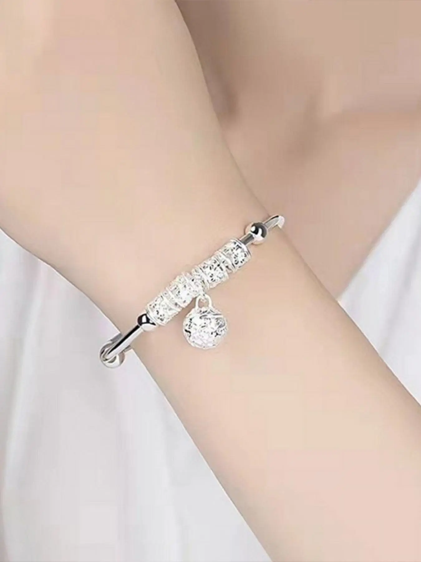 Fashionable Crystal Decor Beaded Design Bracelet, Fashion Jewelry for Party, Daily Clothing Decor, Trendy All-match & Exquisite Jewelry for Birthday Gift