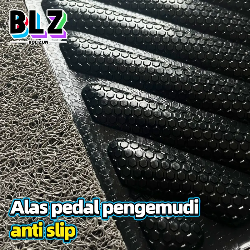 Karpet Mobil 5 Pcs 2 Baris Universal pvc mie bihun Penebalan 16MM/ Universal bisa diaplikasikan ke semua mobil Car Kendaraan 8
