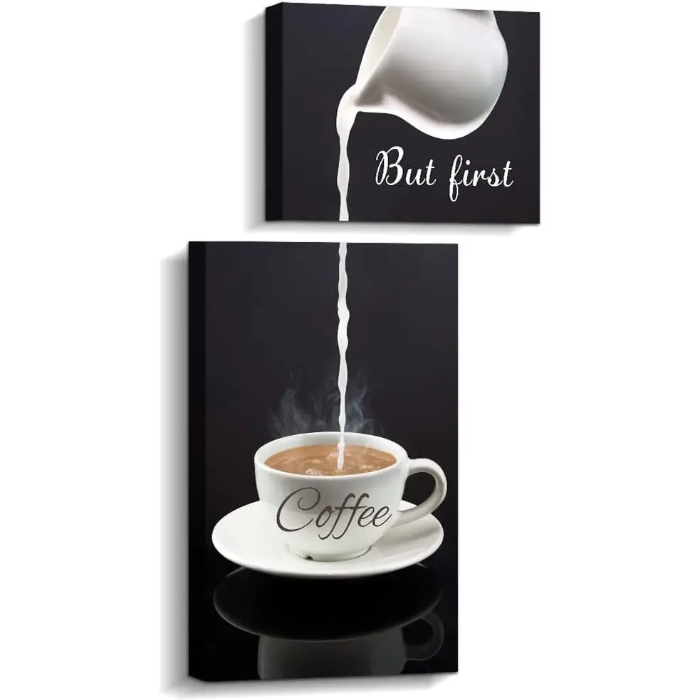 MASTER - Hiasan Dinding Coffee Bar Aesthetic for Coffee lovers  Gantungan Besi Frame