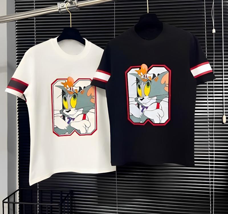 Áo Phông Tom & Jerry Hót Hít - Áo Thun DSQ Mèo và Chuột Mặc Đôi Cực Đẹp