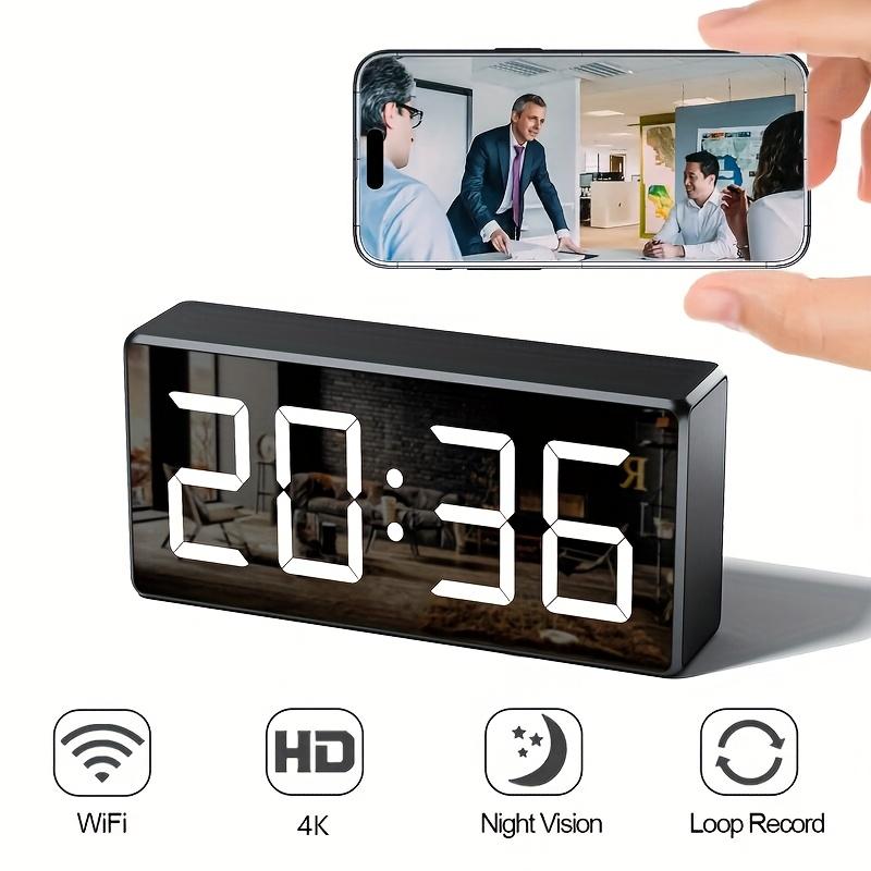 Multifunctional Clock with 4K Camera Indoor Home Security Camera Clock ...