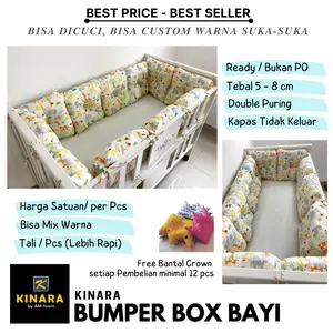 Bumper Box Bayi Premium dan Tebal / Pelindung Pinggiran Box Bayi