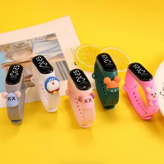 Jam Tangan Anak Elektronik Led Motif Kartun  Bahan Silikon Untuk Anak / Jam Tangan Karakter J - 009 RRNS Fashion 3