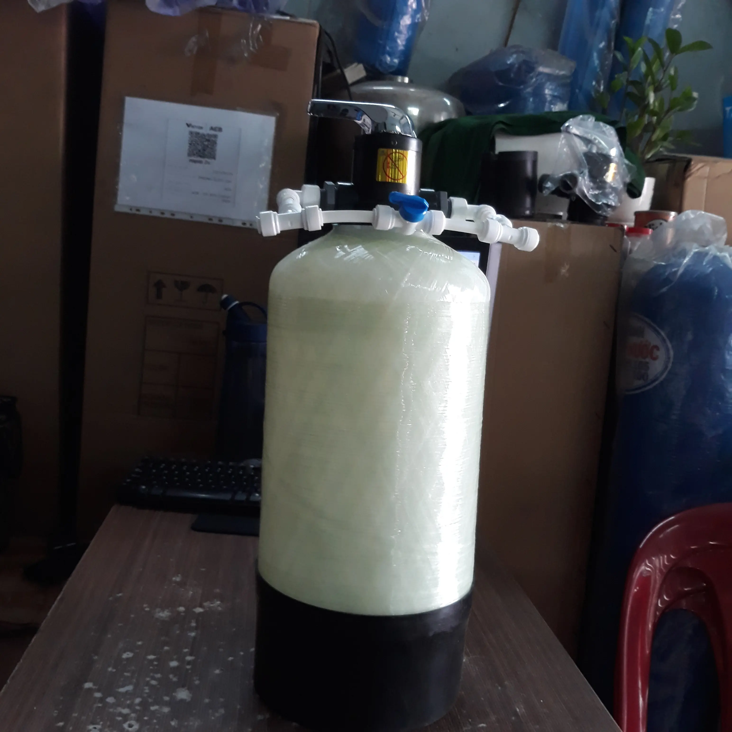 Cột lọc nâng pH cho máy ion kiềm, máy lọc nước RO