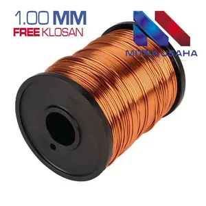 KAWAT TEMBAGA EMAIL 1.00 MM ENAMEL WIRE COOPER GULUNG DINAMO ILMAIL