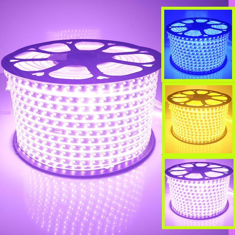  10M 20M LED Đổi 3 Màu làm Hắt Trần Gỗ  Thạch Cao  Quấn Cây Trang Trí TẶNG NGUỒN 