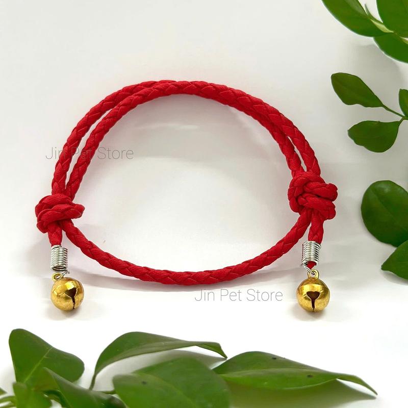  Vòng Cổ Handmade 2 Chuông Dễ Thương Cho Cún & Mèo 