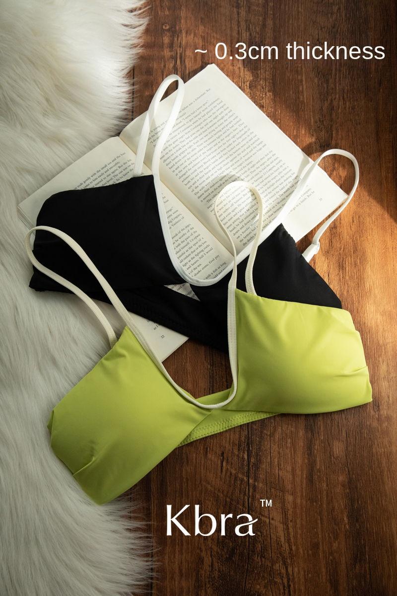 Product Introduction of Deep U Shell Cup Outer Wear Sexy Beautiful Back Underwear Women's Thin Small Breasts Seamless No Rims Pure Desire Bra 18