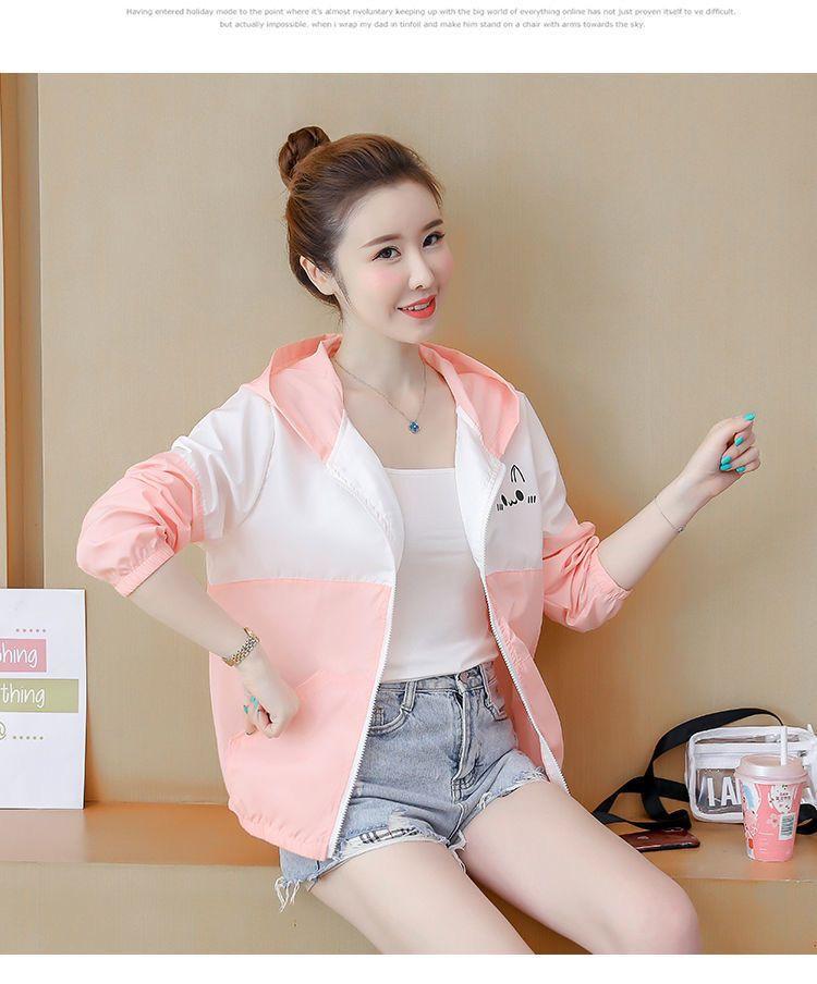 Product Introduction of Quần Áo Chống Nắng, Dành Cho Nữ, Dáng Ngắn, Hàng Mới Về Mùa Hè 2023, Phong Cách Hàn Quốc, Dễ Phối Đồ, Dáng Rộng Vừa Vặn, Áo Khoác Ngắn, Thoáng Khí, Chống Nắng, Mỏng 11