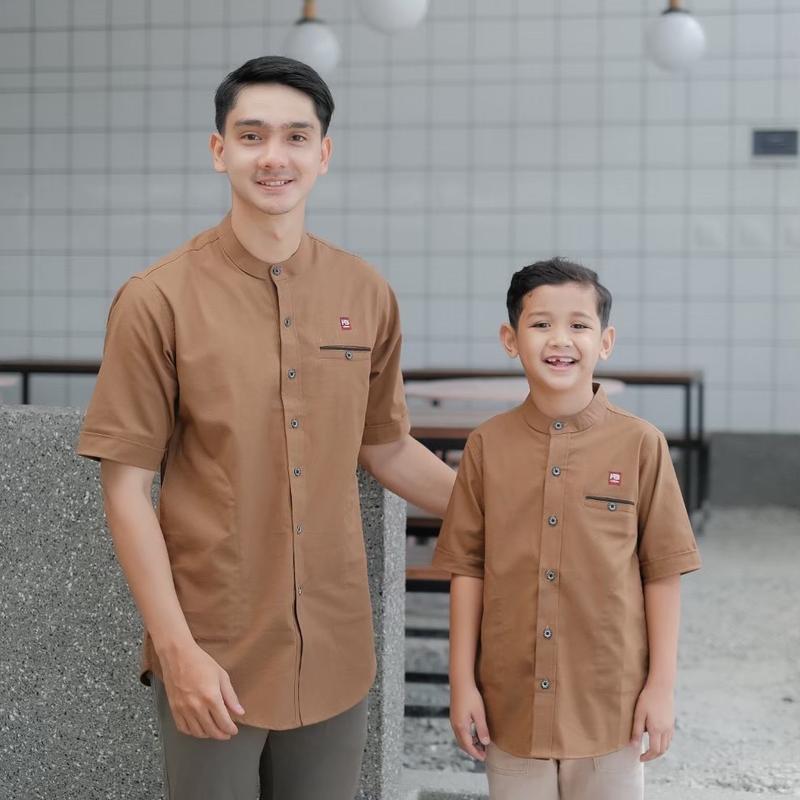 Koko kurta model kemko tangan pendek harga ayah dan anak berbeda 1