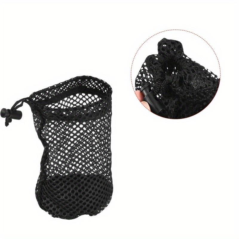 Durable Golf Ball & Pickleball Net Bag, 2 Counts Lightweight Ball Storage Bag with Drawstring, Ball Sports Equipment for Indoor Outdoor Use 3