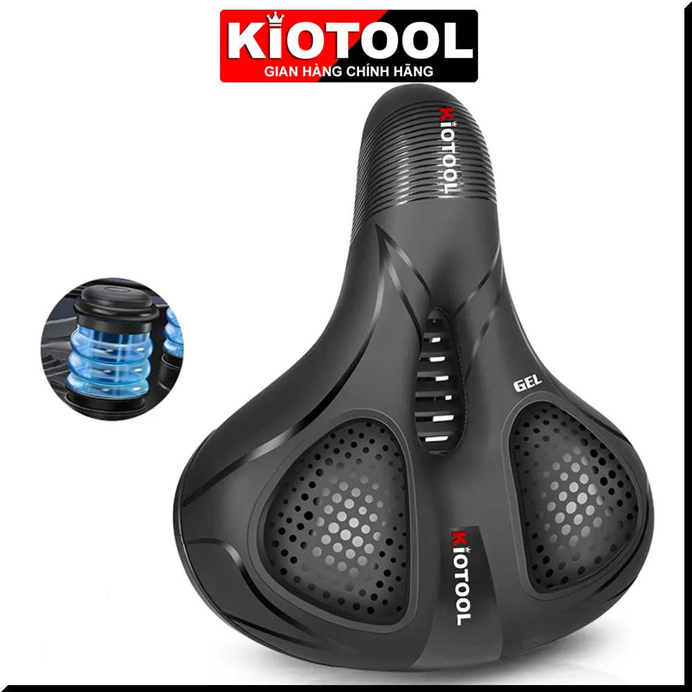 Yên xe đạp Gel Kiotool êm ái chống ê mỏi