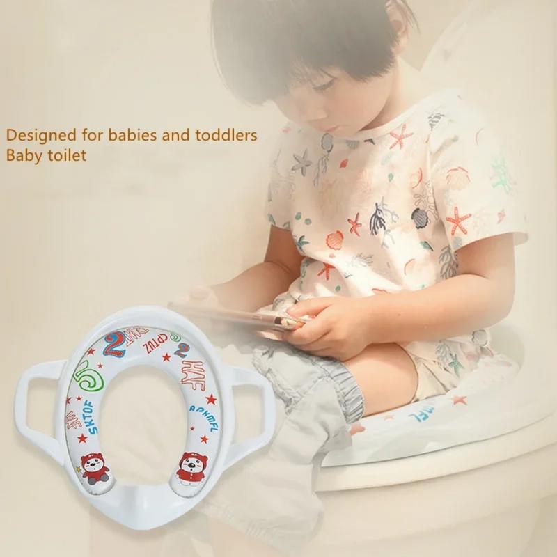 Product Introduction of Baby Child Toddler Kids Portable Safety Seats Soft Toilet Training Trainer Potty Seat Handles Urinal Cushion Pot Chair Pad Mat 1