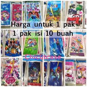 Kantong snacks / plastik snacks / sovenir ulang tahun / plastik birthday ulang tahun karakter kartun