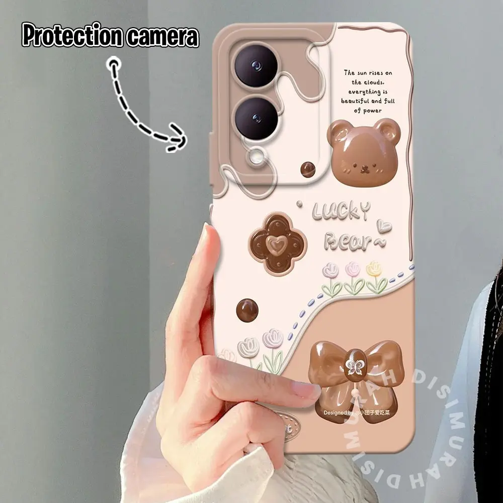 Case Hp Pro Kamera Vivo Y17S - Fashion Case Kartun 3D (SH12) - Type lainya via chat - Terbaru - Disimurah -  Softcase Karet - Case Pro Camera