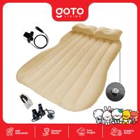 Gambar (Best Offer) Goto [COD] Kamo Car Matress Kasur Angin Mobil Indoor Outdoor Dengan Pompa - Hitam dari Goto Living Kota Tangerang 3 Tokopedia
