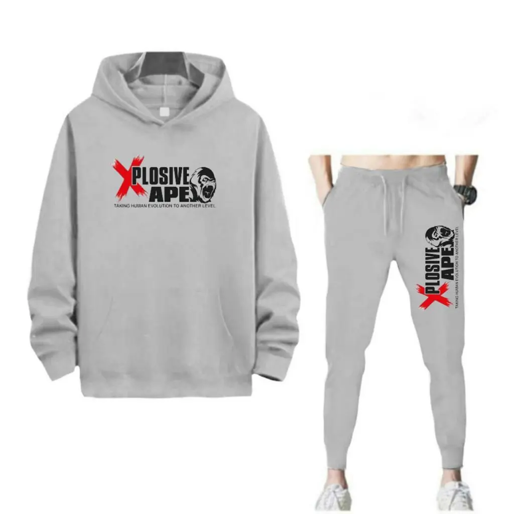 BISA COD - SETELAN PRIA XPLOSIVE APE / HOODIE DAN CELANA PANJANG JOGGER MURAH TERLARIS