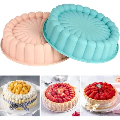 Silicone Flower Molds Cavity Square Pillow Silicone Cake Mold