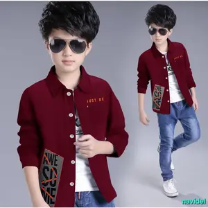 hem kids 359 kemeja Anak Laki Laki usia 5-12 thn bahan katun stretch(bisa melar/cod