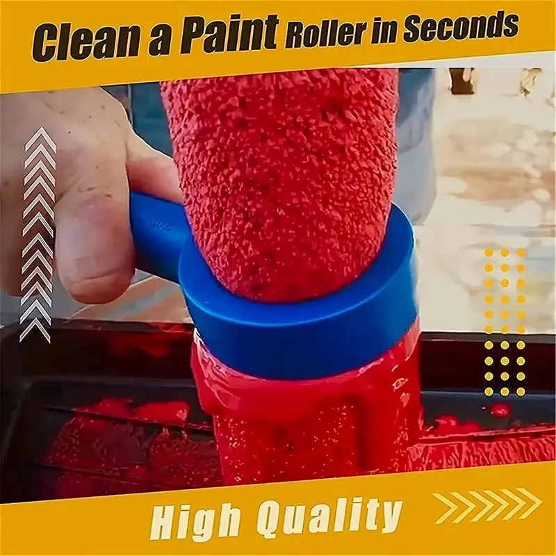 Upgraded Paint Roller Cleaner, Brush Cleaner for Cleaning Sleeve, Super Easy Clean Tool, Painting Tool Accessories for Home & Office 4